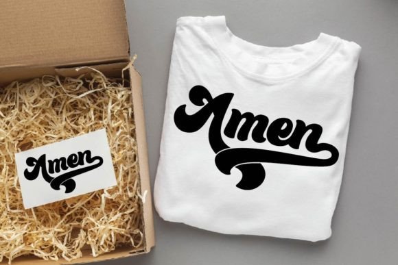 Amen Christian Designs SVG: A Bold Typeface for Web Headers