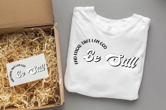 Crafting Faith: The Be Still Svg Typeface for Makers